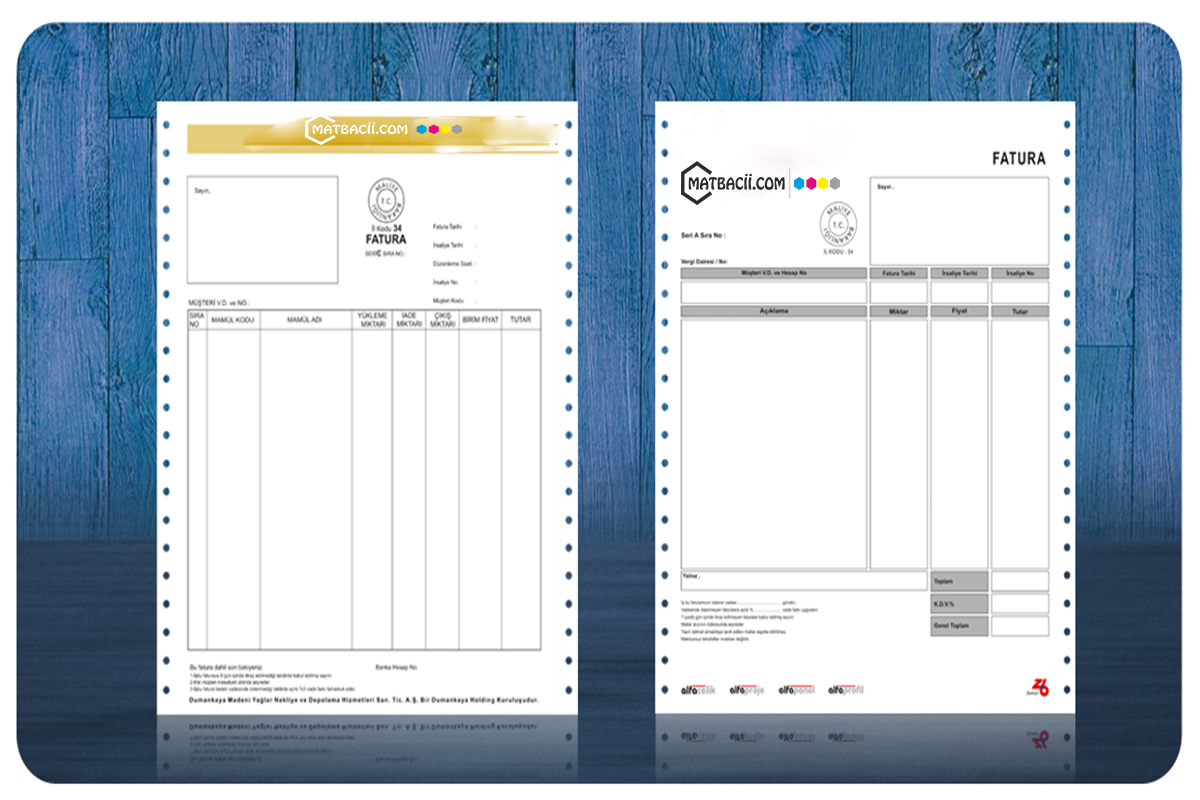 Sürekli Form Fatura Nedir? Sürekli Form Fatura Kullanım Alanları