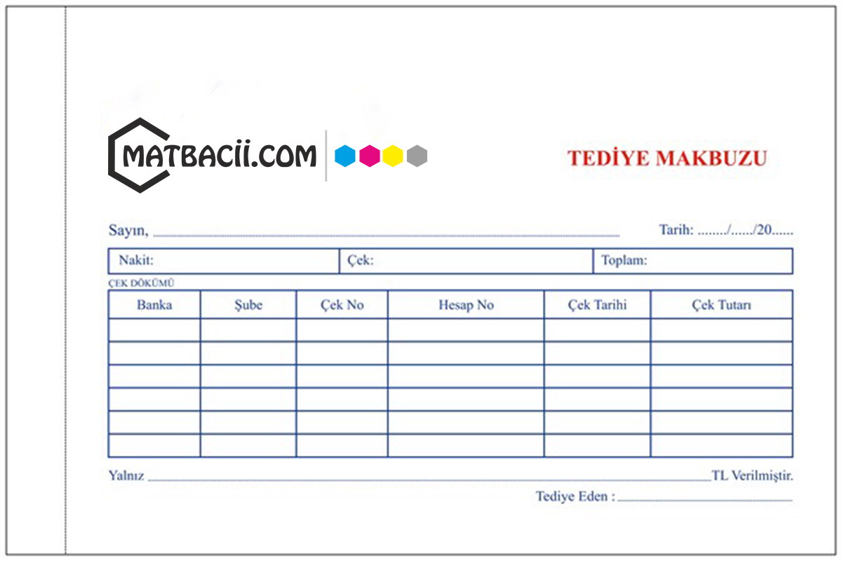 Tediye Makbuzu Nedir?